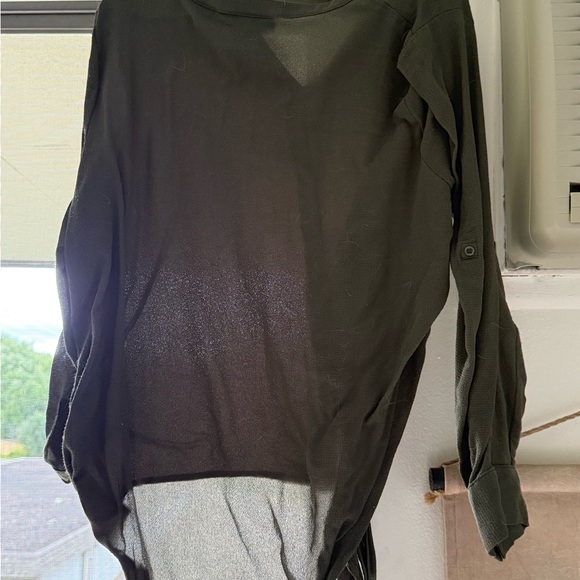 Apt. 9 Black Button-Up Blouse - Picture 2 of 2